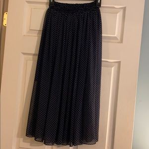 Long elastic waistband skirt
